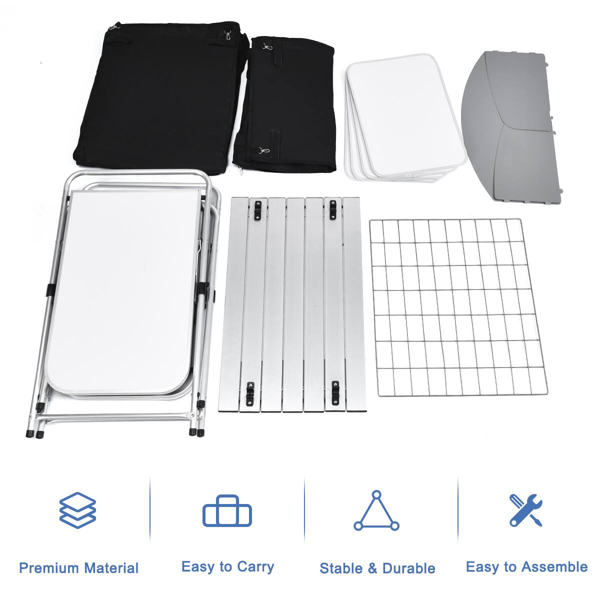 Premium Material Easy to Carry Stable & Durable Easy to Assemble