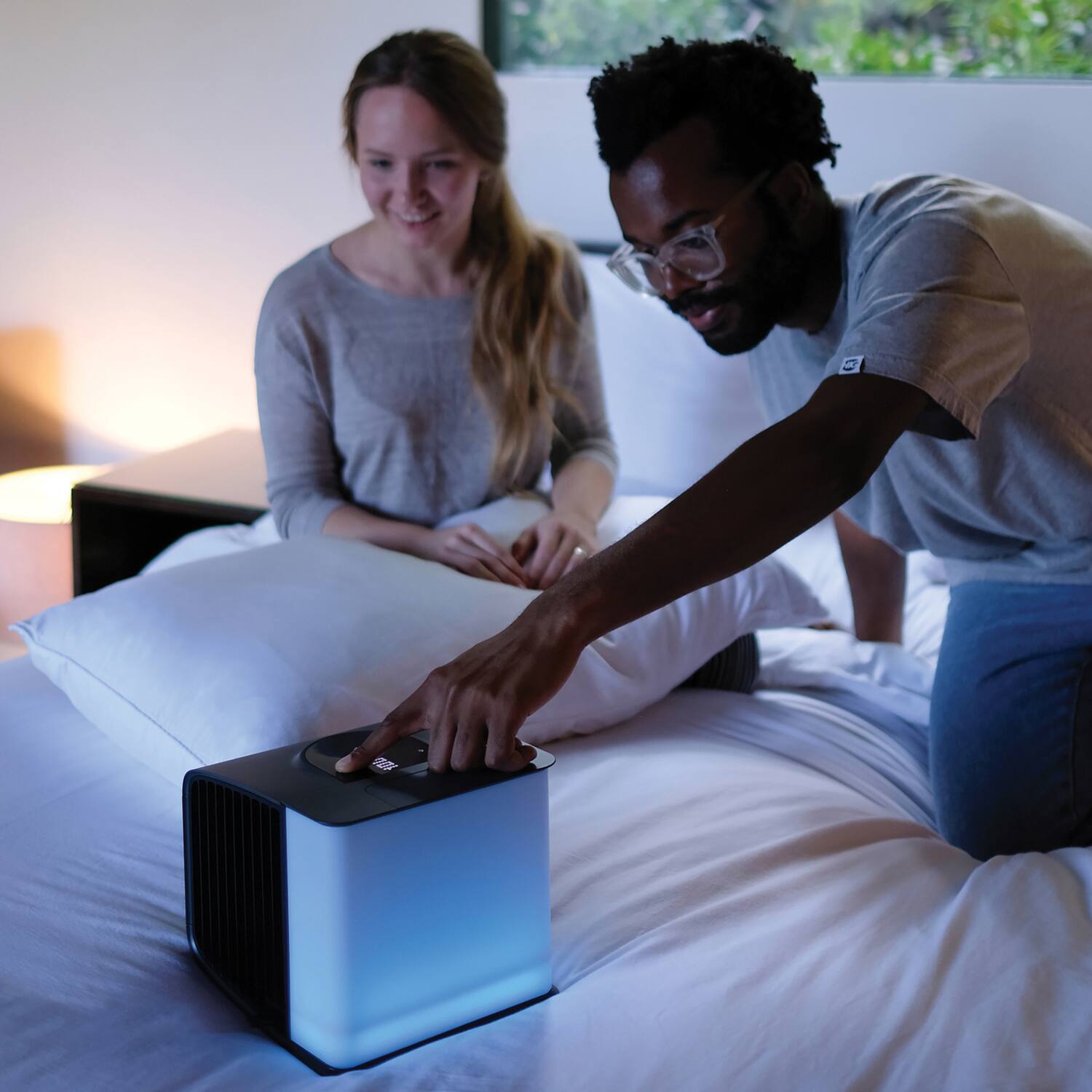 Alt View 1. Evapolar - 12.5-Watt evaSMART Personal Air Cooler - Gray.