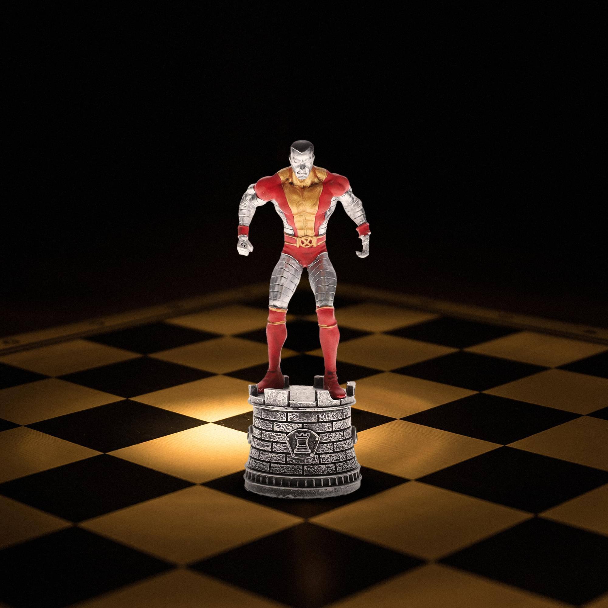 Alt View 5. Marvel - Marvel Chess Collection #35 Colossus (Rook) | Chess Piece Only - Red.
