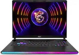 MSI - Raider GE68HX Laptop 16.0 WUXGA (Intel i9-14900HX, 32GB DDR5, 1TB PCIe SSD, GeForce RTX 4070, Win 11 Pro) - Black