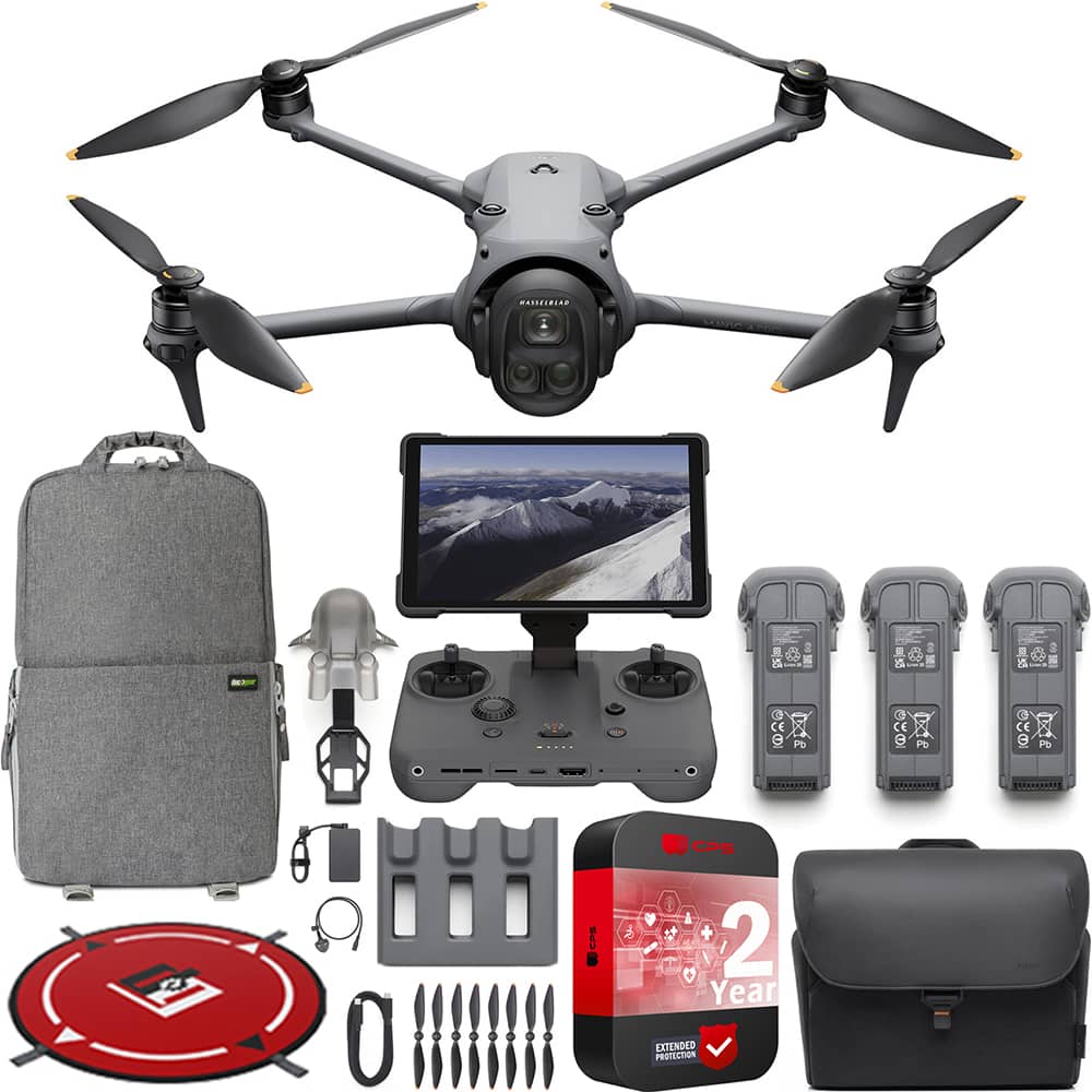 DJI - Mavic 4 Pro Drone with RC Pro 2 Controller & 512GB Creator Combo + Extended Warranty Accessory Bundle