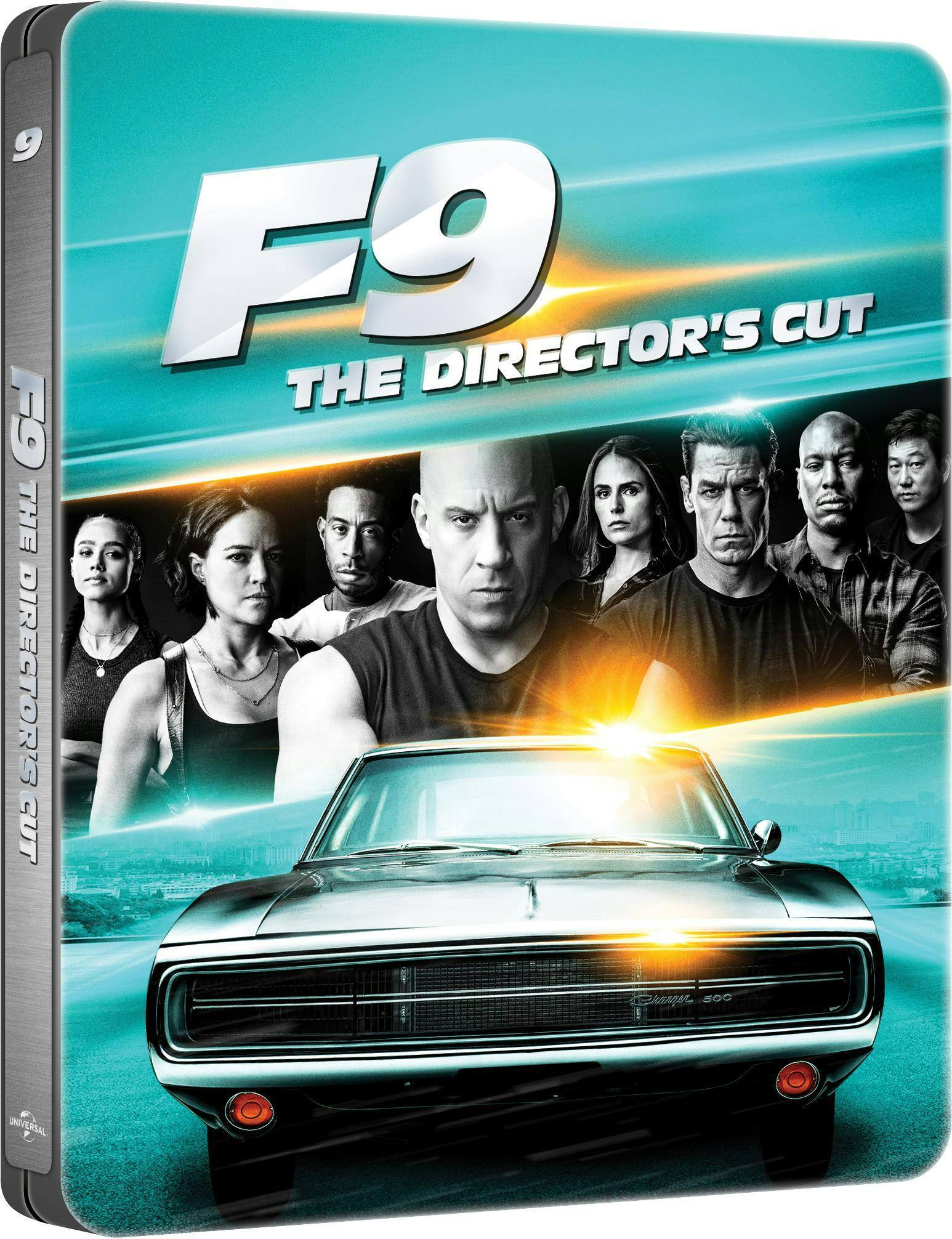 Back. F9: The Fast Saga - Limited Edition Steelbook 4K Ultra HD + Blu-ray + Digital [UHD].