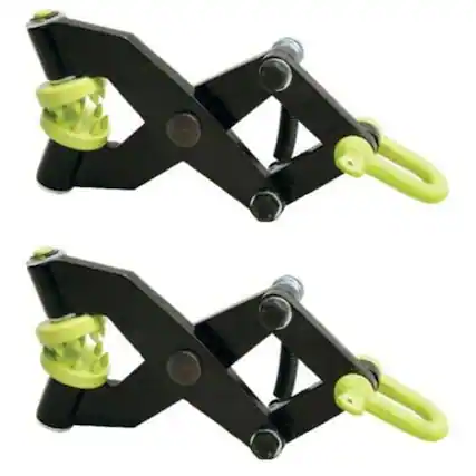 Front. Brush Grubber - Brush Grubber BG-01 Original Brush & Small Tree Stump Root Remover Tool (2 Pack) - Green.