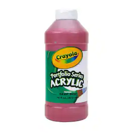 Crayola - Portfolio Series Acrylic Paint 16 oz. Deep Red