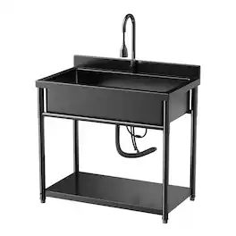 Circus Cirle - Stainless Steel Utility Sink - Black