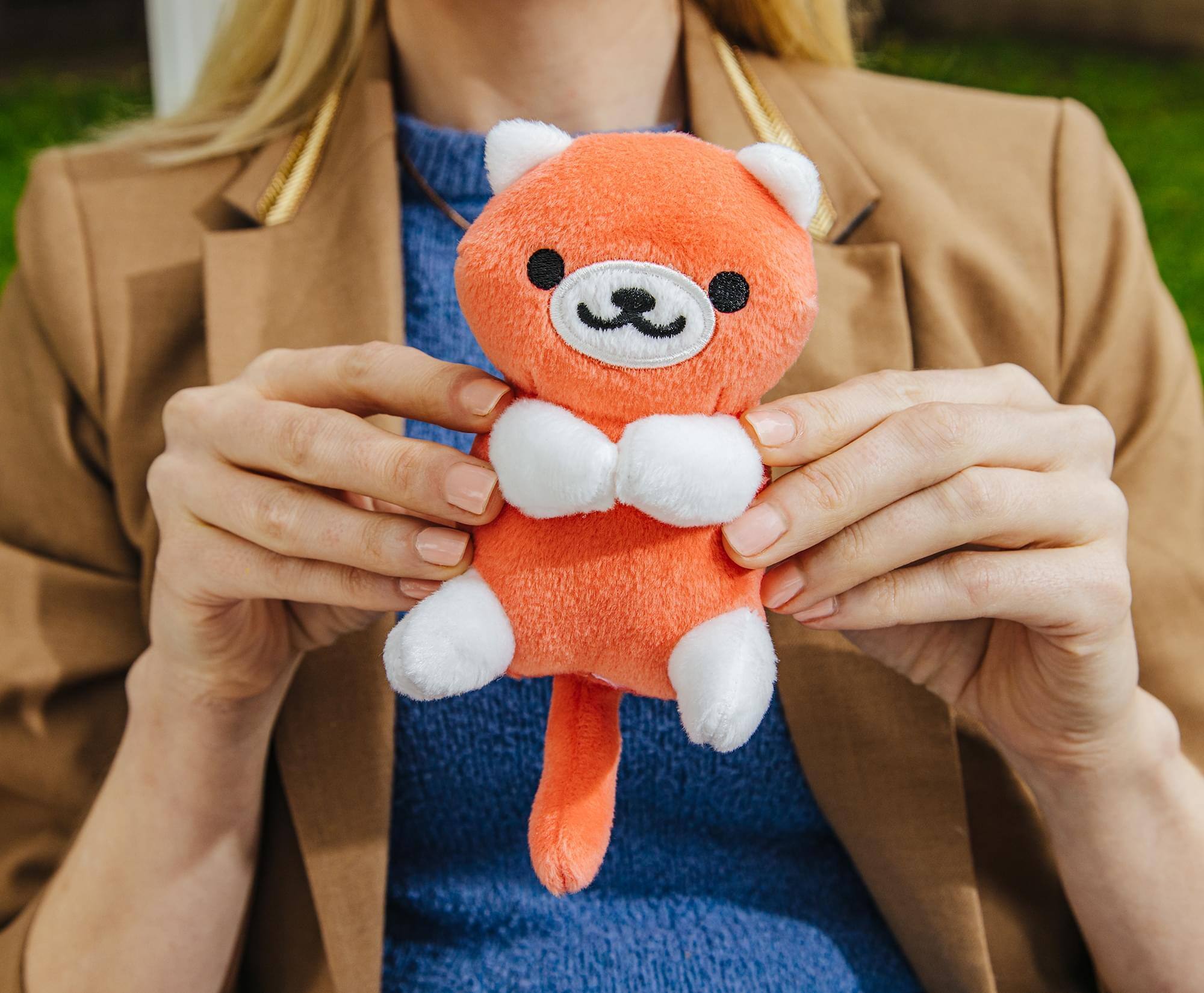Alt View 3. Little Buddy - Neko Atsume: Kitty Collector 6" Plush: Ginger - Orange.