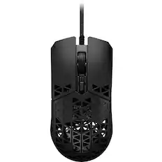 Front. ASUS - TUF Gaming M4 Air Wired Optical Scroll 6 Button Gaming Mouse with Antibacterial Guard Protection - Black.