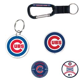 WinCraft - Chicago Cubs 5-Pack Key Ring and Fridge Magnet Set - Multicolor