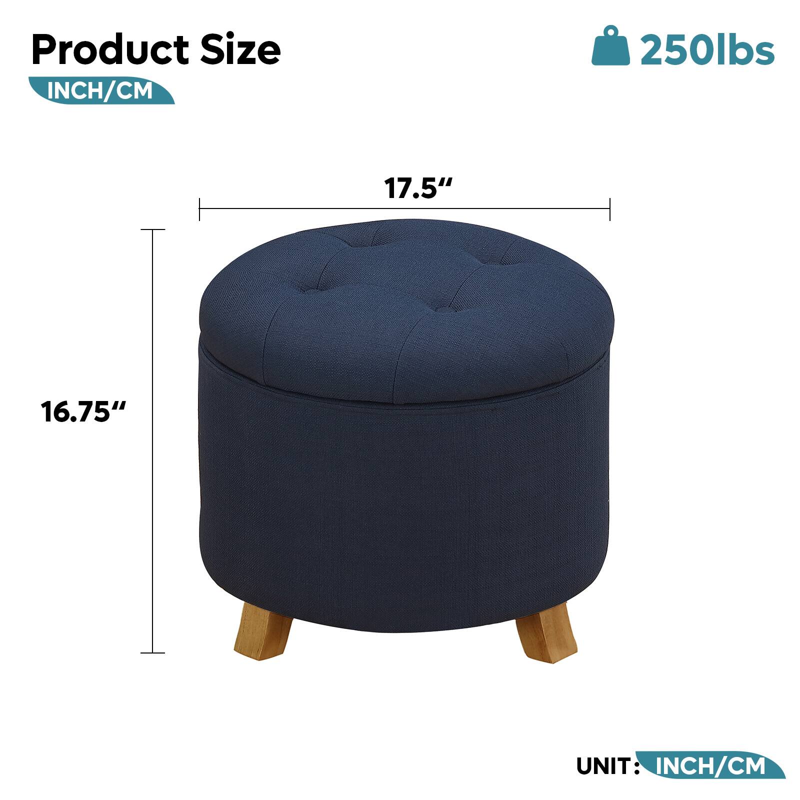 Product Size: 250lbs, 17.5" (16.75" UNIT: INCH/CM)