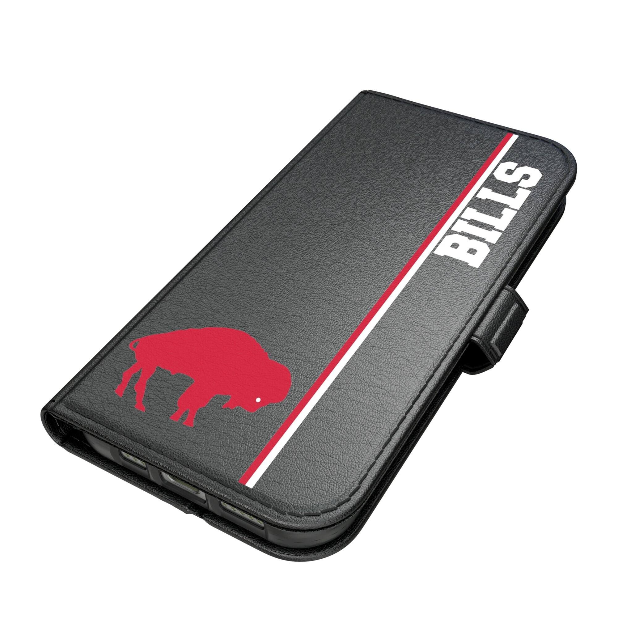 Alt View 1. Keyscaper - Buffalo Bills iPhone Folio 2.0 Case - 17 Pro Max - Black.