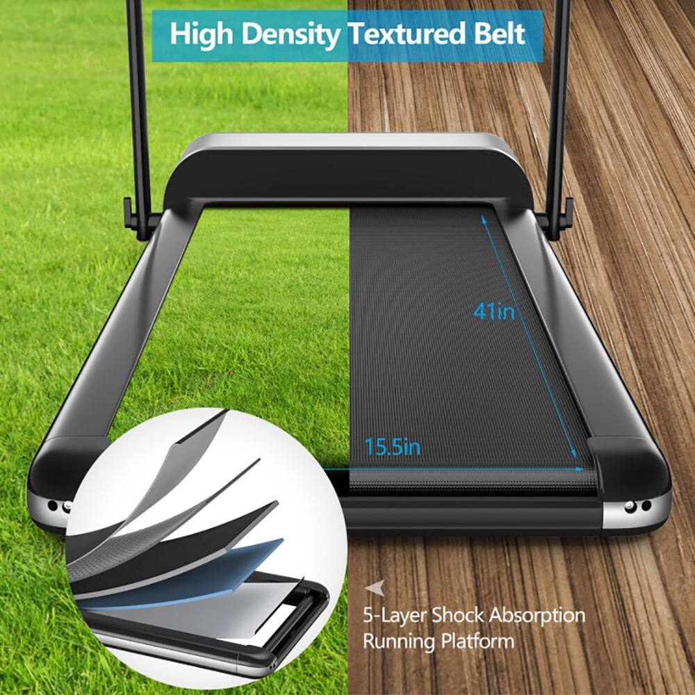 High Density Textured Belt  
41in x 15.5in  
5-Layer Shock Absorption Running Platform