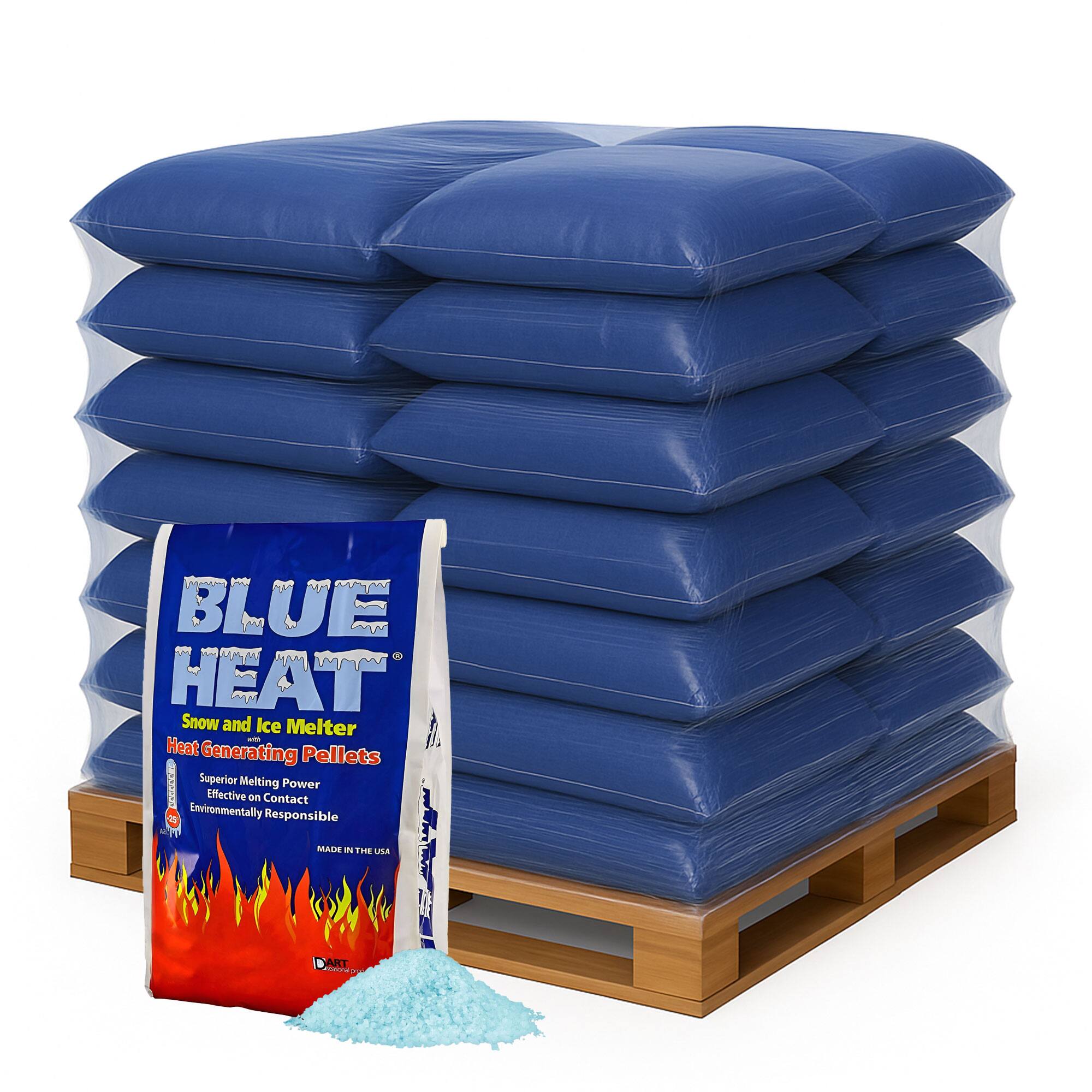 BLUE HEAT Snow and Ice Melter - Heat Generating Pellets  
Superior Melting Power  
Effective on Contact  
Environmentally Responsible  
MADE IN THE USA