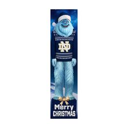Fan Creations - Notre Dame Fighting Irish 48" Yeti Christmas Leaner - Multicolor