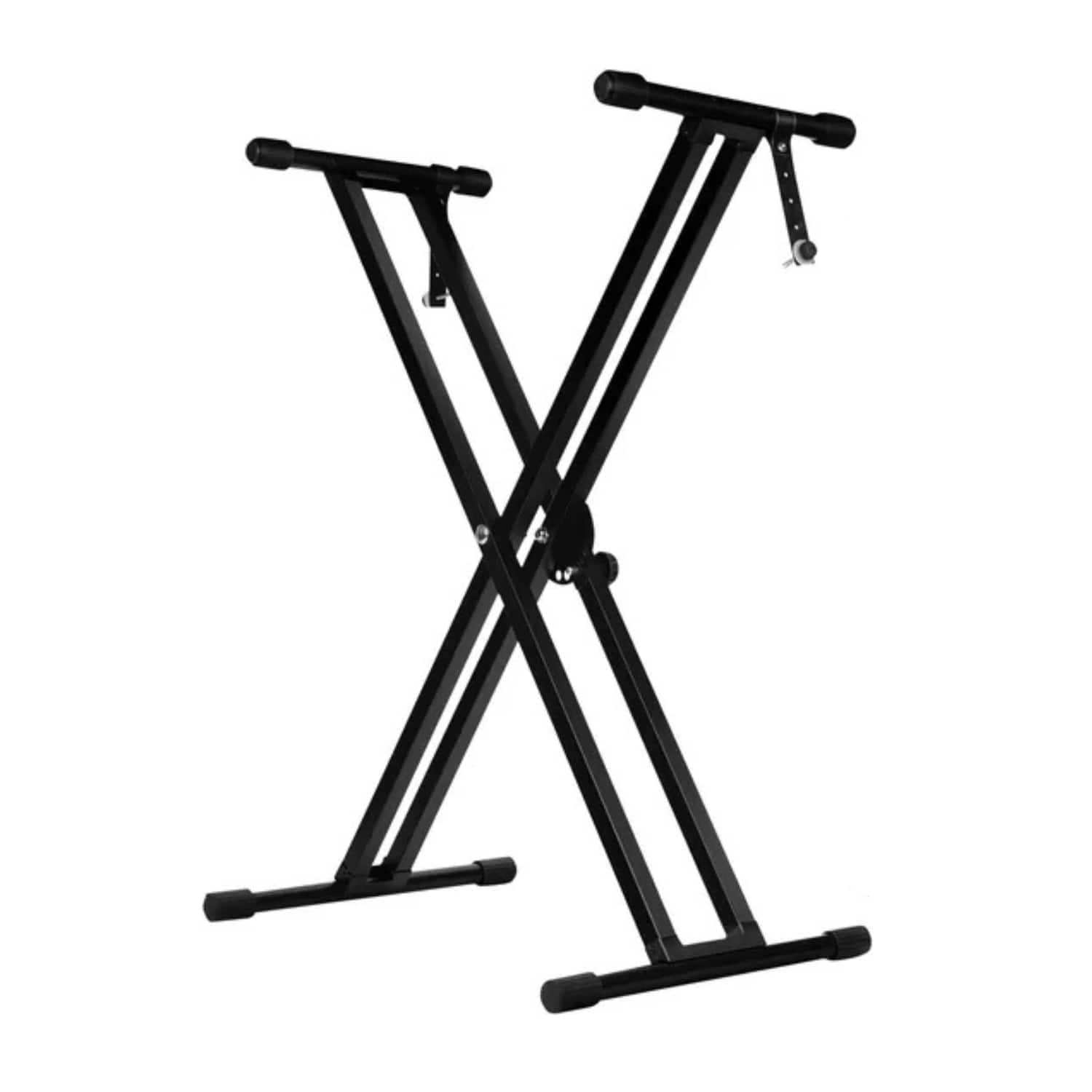 Stock Preferred - Double X-Style Heavy Duty Adjustable Piano Keyboard Stand - KS 2X BLK