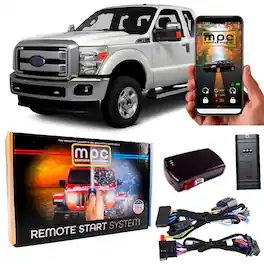 MPC - Smartphone or OEM Remote Activated Start For 2011-2016 Ford F-250 - w/T-Harness - Black