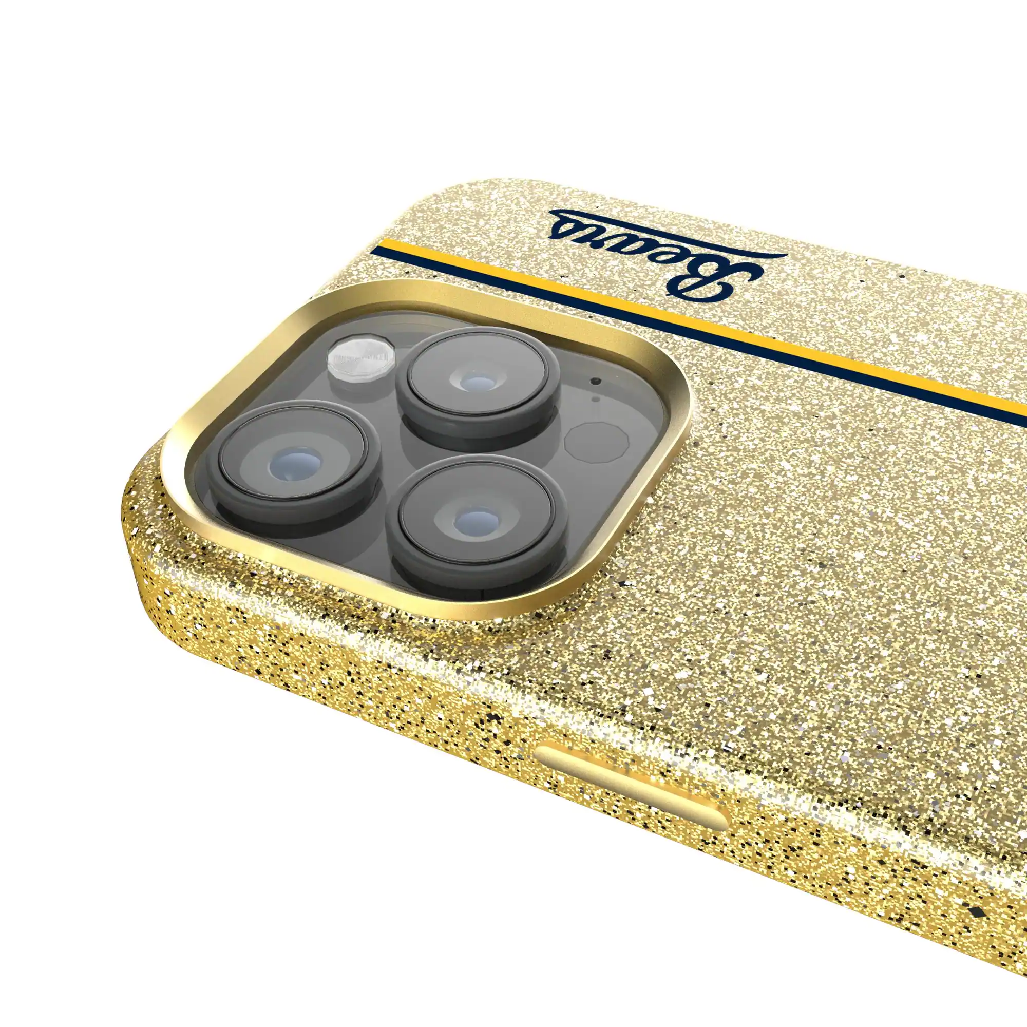 Alt View 2. Keyscaper - Gold Cal Bears iPhone Bling Case - 15 - Gold.