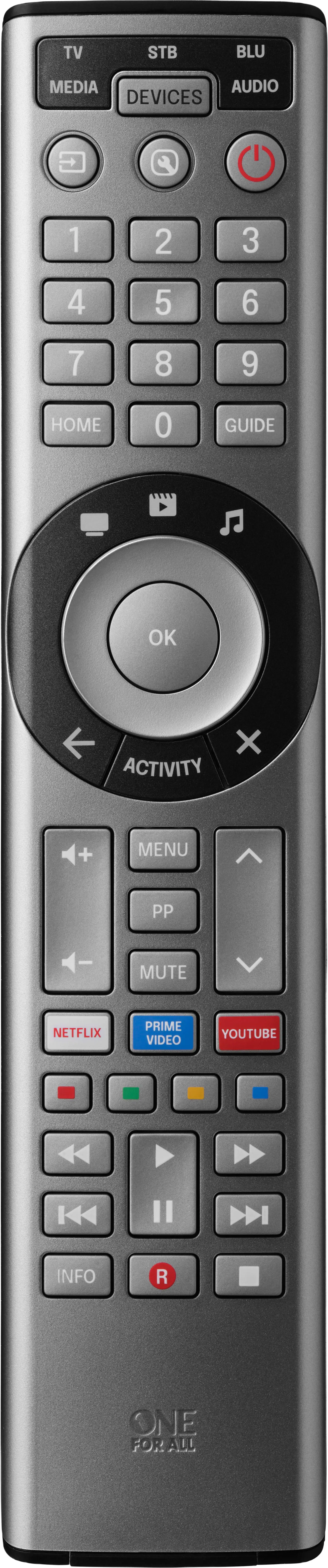 One for All - Smart Control Pro 5 Universal Remote - Black
