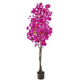 BreeBe - 6' Bougainvillea Artificial Tree - Purple