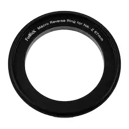 Fotodiox - 67mm Macro Reverse Ring for Nikon Z-Mount Cameras - Reverse Filter Thread to Camera Mount Adapter