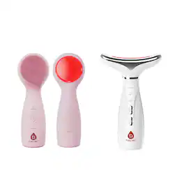 Pursonic - 7-in-1 LED Therapy Device for Face & Neck + 3-in-1 Facial Cleansing System