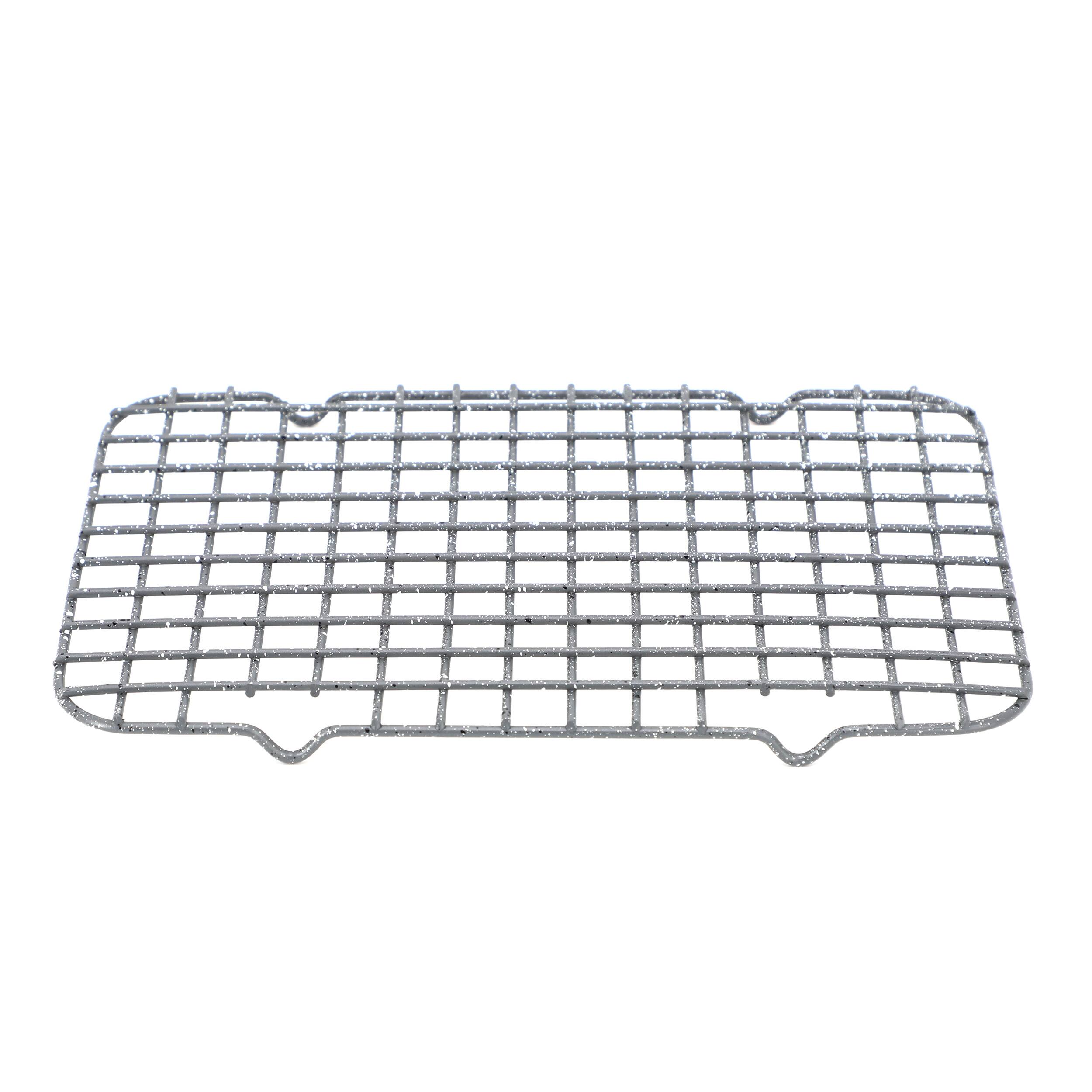 Alt View 5. Oster - Oster Greystone 4 Piece Nonstick Carbon Steel Toaster Oven Bakeware Set in Speckled Grey - Speckled Gray.