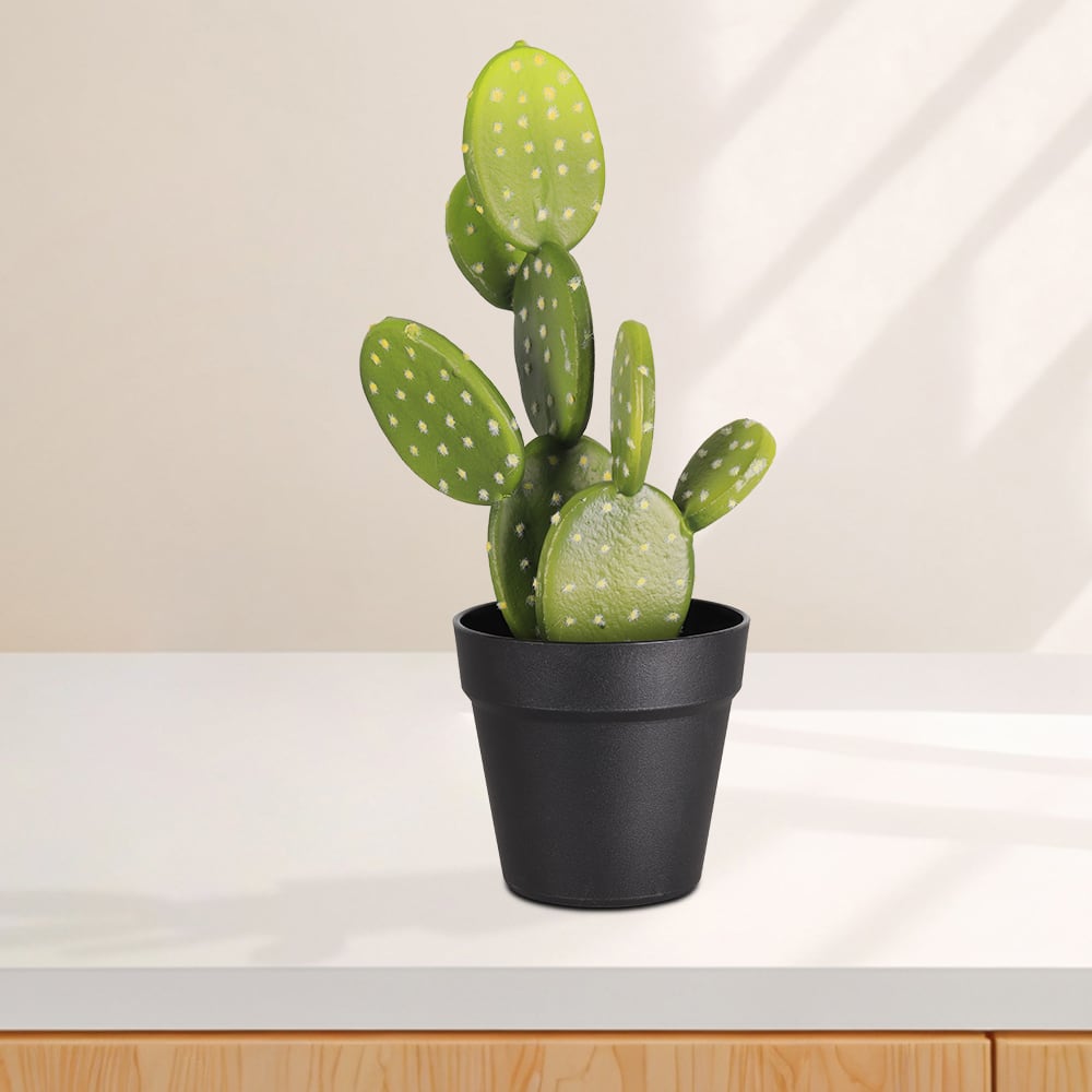 Oumilen - Artificial Plants, Potted Fake Plants with Flowers, Faux Plant Lifelike Flower Plant Ornament