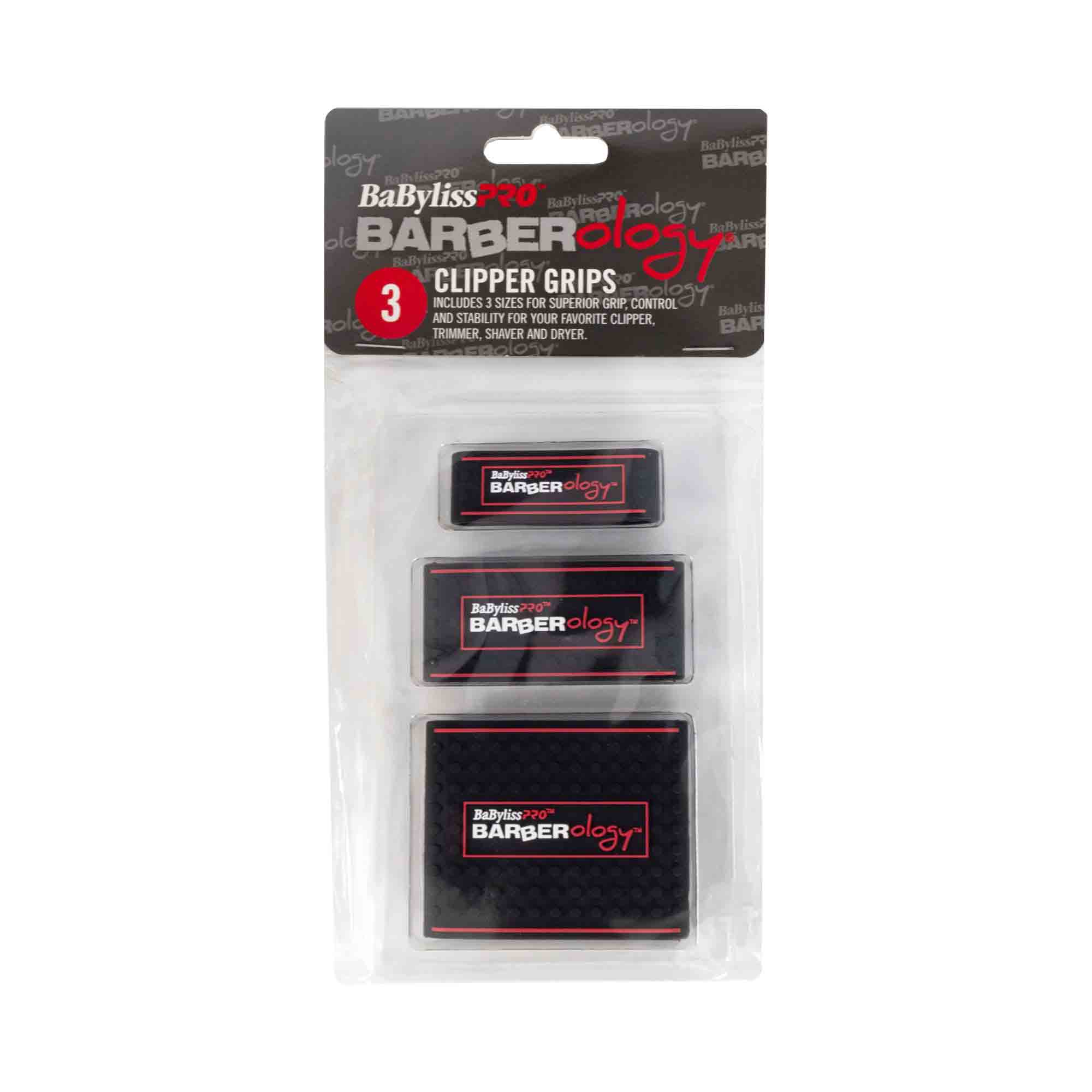 BABylissPRO BARBERology CLIPPER GRIPS 3 INCLUDES 3 SIZES FOR SUPERIOR GRIP, CONTROL AND STABILITY FOR YOUR FAVORITE CLIPPER, BAR TRIMMER, SHAVER AND DRYER.