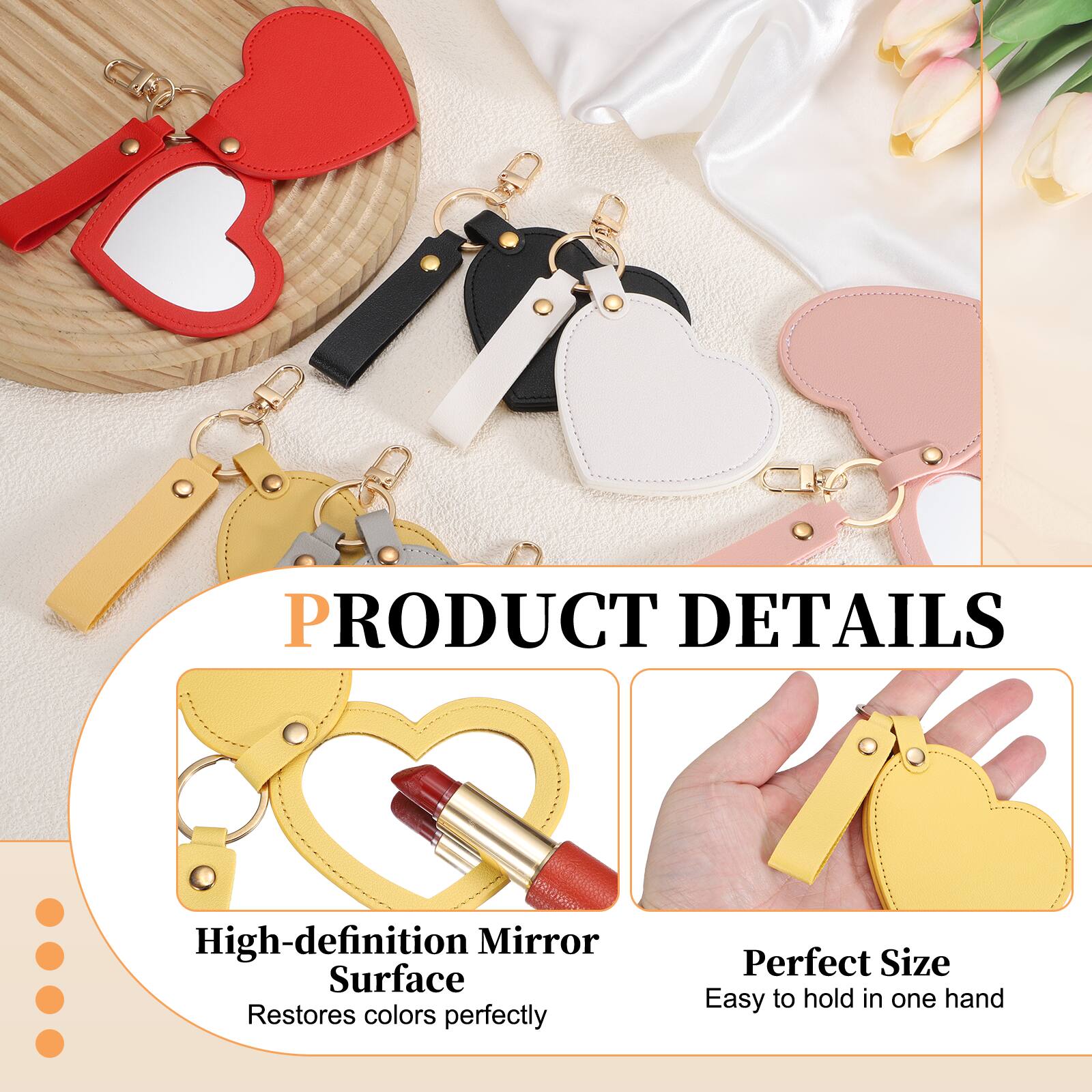 PRODUCT DETAILS

- High-definition Mirror Surface
  - Restores colors perfectly

- Perfect Size
  - Easy to hold in one hand
