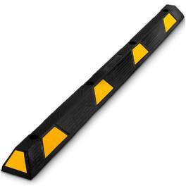 Pyle - PCRSTP14 72" Car/Truck Vehicle Driveway Parking Spot Wheel Stop Tire Block - Black