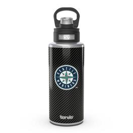 Tervis - Seattle Mariners 32oz. Carbon Fiber Wide Mouth Bottle - Multicolor