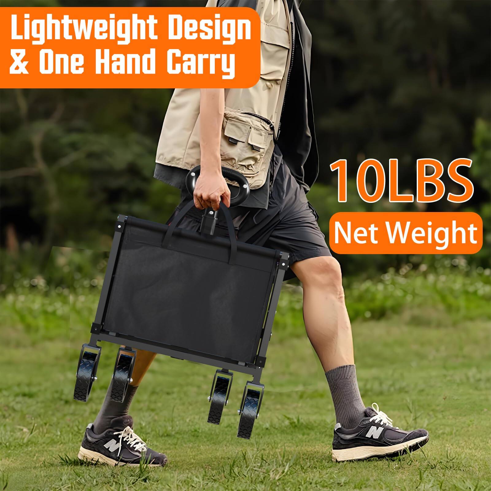 Lightweight Design & One Hand Carry

10LBS Net Weight