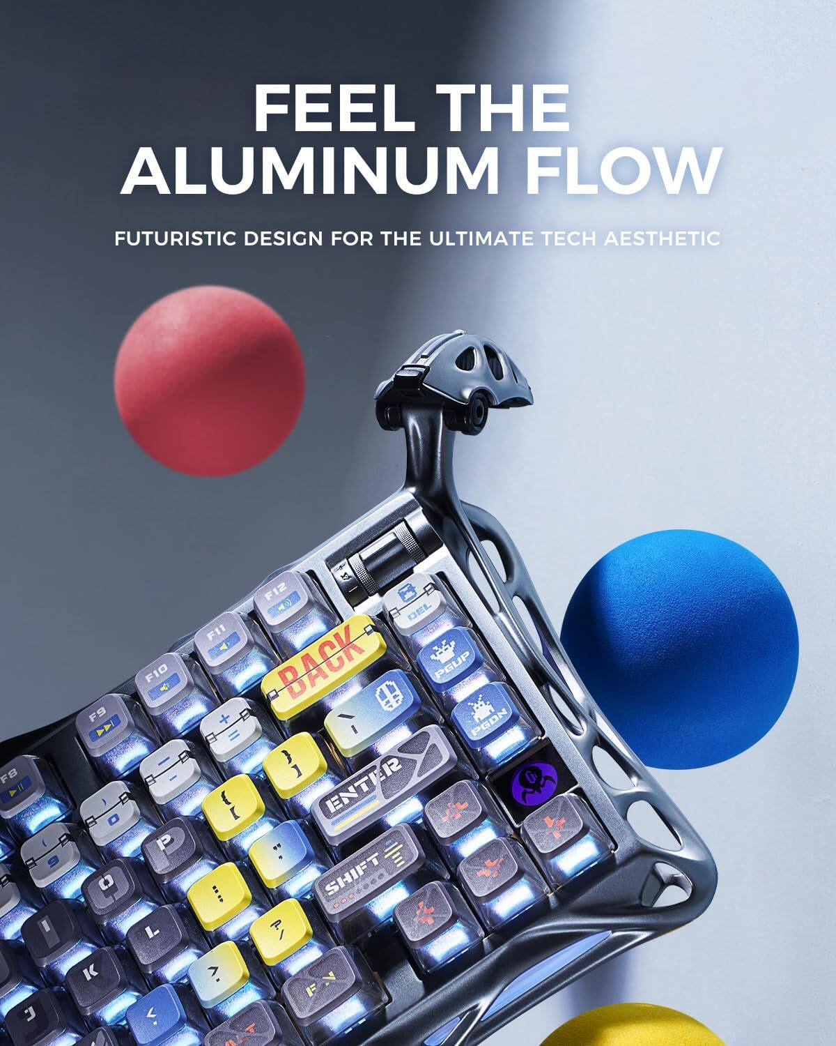 FEEL THE ALUMINUM FLOW  
FUTURISTIC DESIGN FOR THE ULTIMATE TECH AESTHETIC