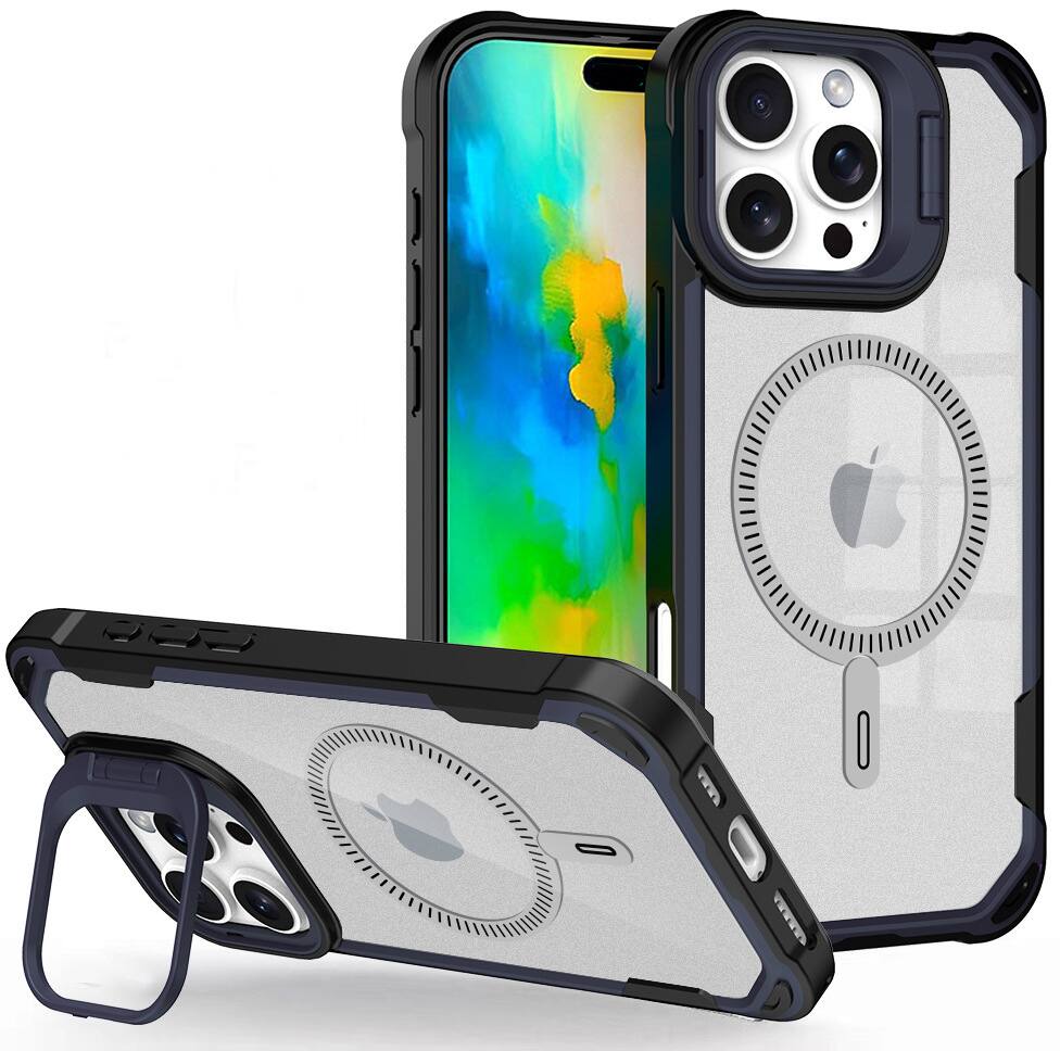 Nakedcellphone Clear Cam Stand Case for iPhone 16 Pro Phone Compatible ...