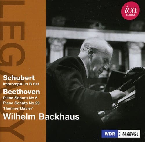 Wilhelm Backhaus - Legacy: Schubert & Backhaus   - COMPACT DISCS [CD] price history on PriceWatchPro