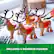 Includes 4 Reindeer Figures and a Sleigh.