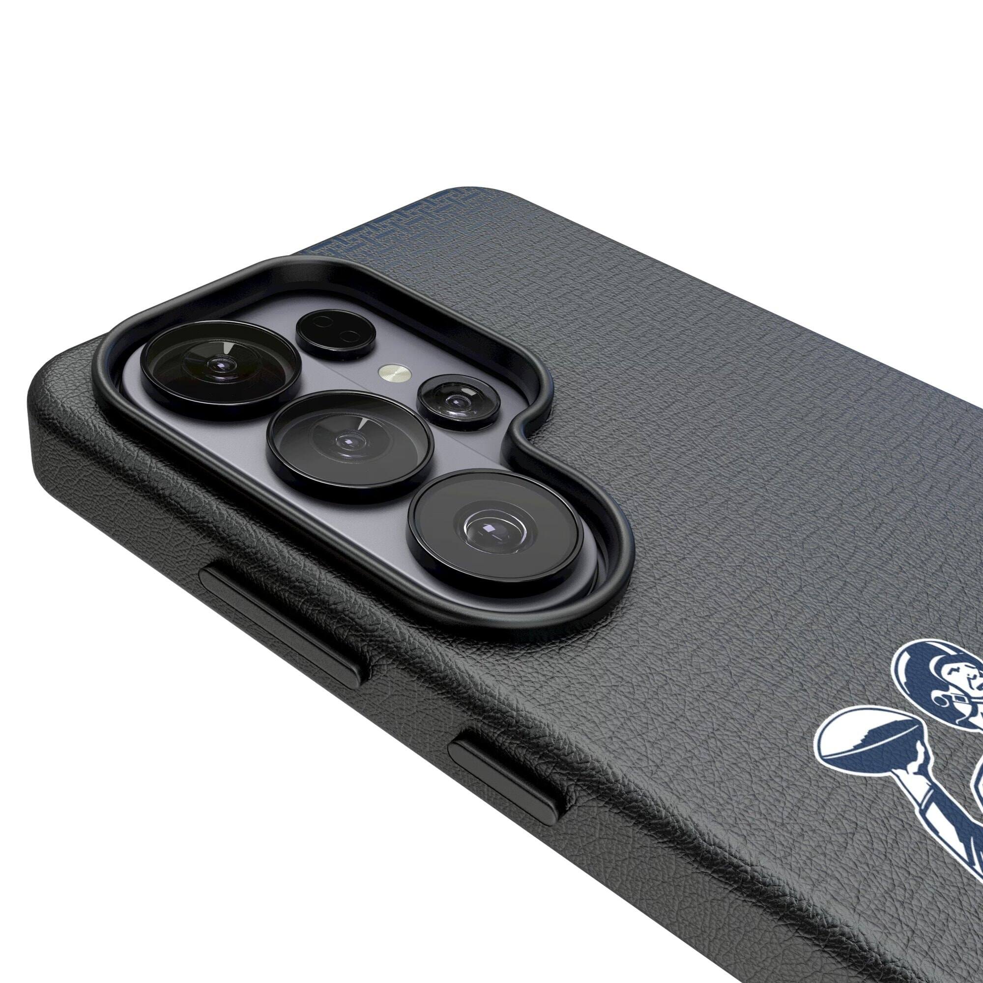 Alt View 2. Keyscaper - New York Giants Historic Collection 1960-1966 Galaxy Magnetic Bump Case - S25 - Black.