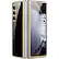 Front Zoom. SaharaCase - Marble Series Case for Samsung Galaxy Z Fold5 - Black/Gold.
