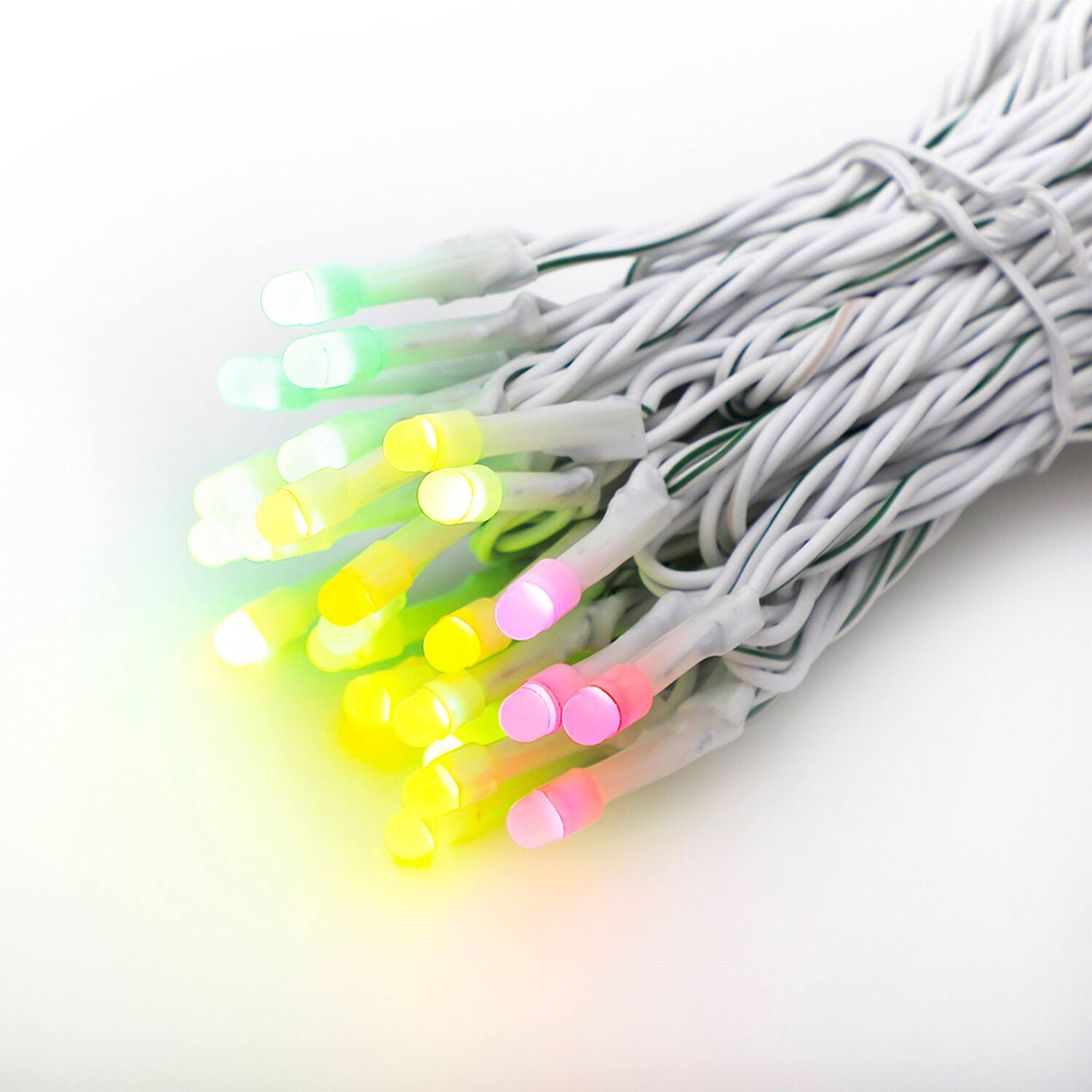 Alt View 1. Home Heritage - Home Heritage Lumations 7 Ft RGB LED Indoor/Outdoor String Lights, 50 Count - Multicolor.