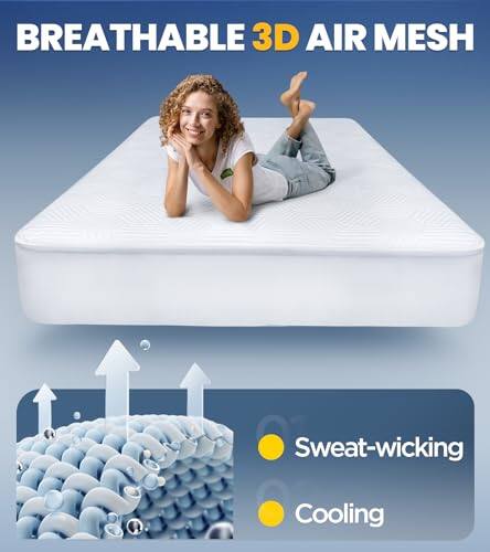 BREATHABLE 3D AIR MESH

- Sweat-wicking
- Cooling