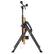 Alt View 5. VEVOR - Inversion Table, 300lbs Capacity Heavy Duty Inversion Table, Decompression Back Stretcher Machine - Orange, black.