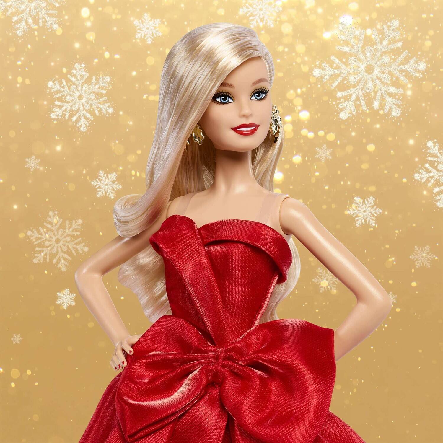Alt View 3. Mattel - Barbie Signature 2026 Holiday Barbie, Blonde   - COLLECTIBLES - Multicolor.