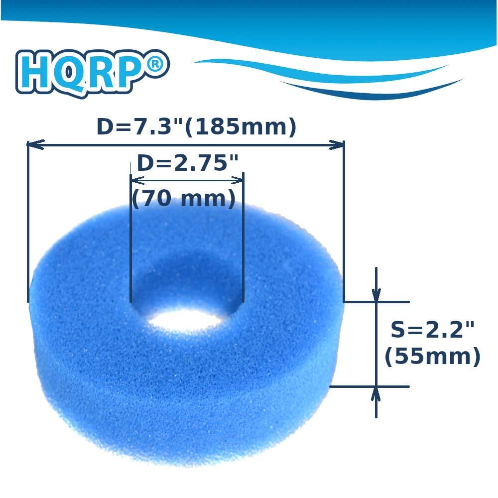 HQRP  
D = 7.3" (185mm)  
D = 2.75" (70 mm)  
S = 2.2" (55mm)