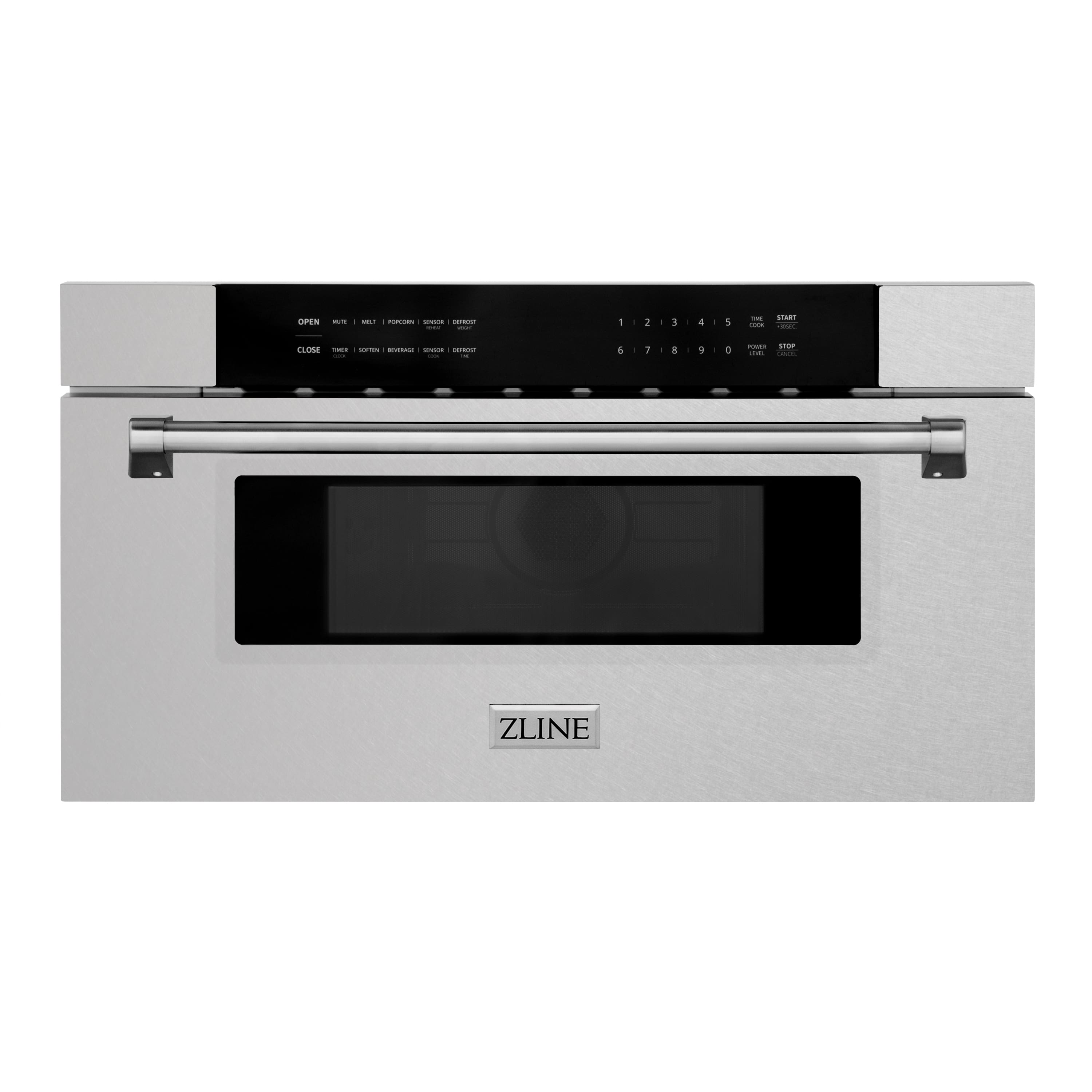ZLINE - 30 in 1.2 cu. ft. Built-in Microwave Drawer with Sensor Cooking (MWD-30-SS) - Satin Stainless Steel