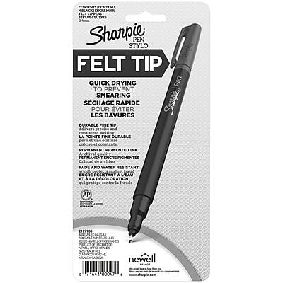 **CONTENTS CONTENU**

**Sharpie PEN STYLO**

**FELT TIP**

**QUICK DRYING**  
**SMEARING PREVENTION**  
**SECHAGE RAPIDE**  
**POUR EVITER LES BAVURES**

**FINE TIP**  
**LA POINTE FINE**  
**DELIVERES PRECISE AND CONSISTENT WRITING**  
**LA POINTE FINE DURABLE PERMET UNE ECRITURE PRECISE ET CONSISTANTE**

**PERMANENT PIGMENTED INK**  
**ENCRE PIGMENTE PERMANENTE**  
**ARCHIVAL QUALITY**  
**CALIDAD DE ARCHIVO**

**FADE AND WATER RESISTANT**  
**RESISTANT A L'EAU ET A LA DECOLORATION**  
**PROTECTS AGAINST FADING**  
**PROTEGE CONTRE LA DECOLORATION**

**AP**  
**APPROVED**

**AP 2127968**  
**OFFICE**  
**newell**  
**D 71641 00047**

**www.sharpie.com**