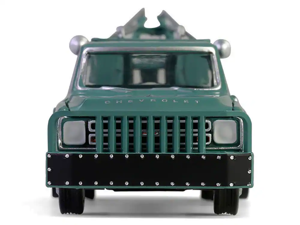 Back. Greenlight - 1967 Chevrolet C-30 Dually Wrecker Tow Truck "Holley Speed Shop" Green "Dually Drivers" Series 16 1/64 - Green.