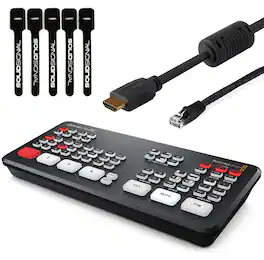 Blackmagic Design - ATEM Mini Pro ISO HDMI Live Stream Switcher Bundle