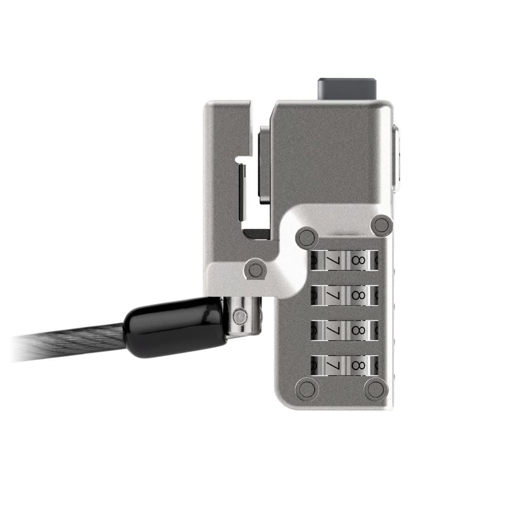 Back. Kensington - Kensington Combination Lock for Surface Pro and Surface Go - 5.91 ft Cable - Resettable - Combination Lock - Black.