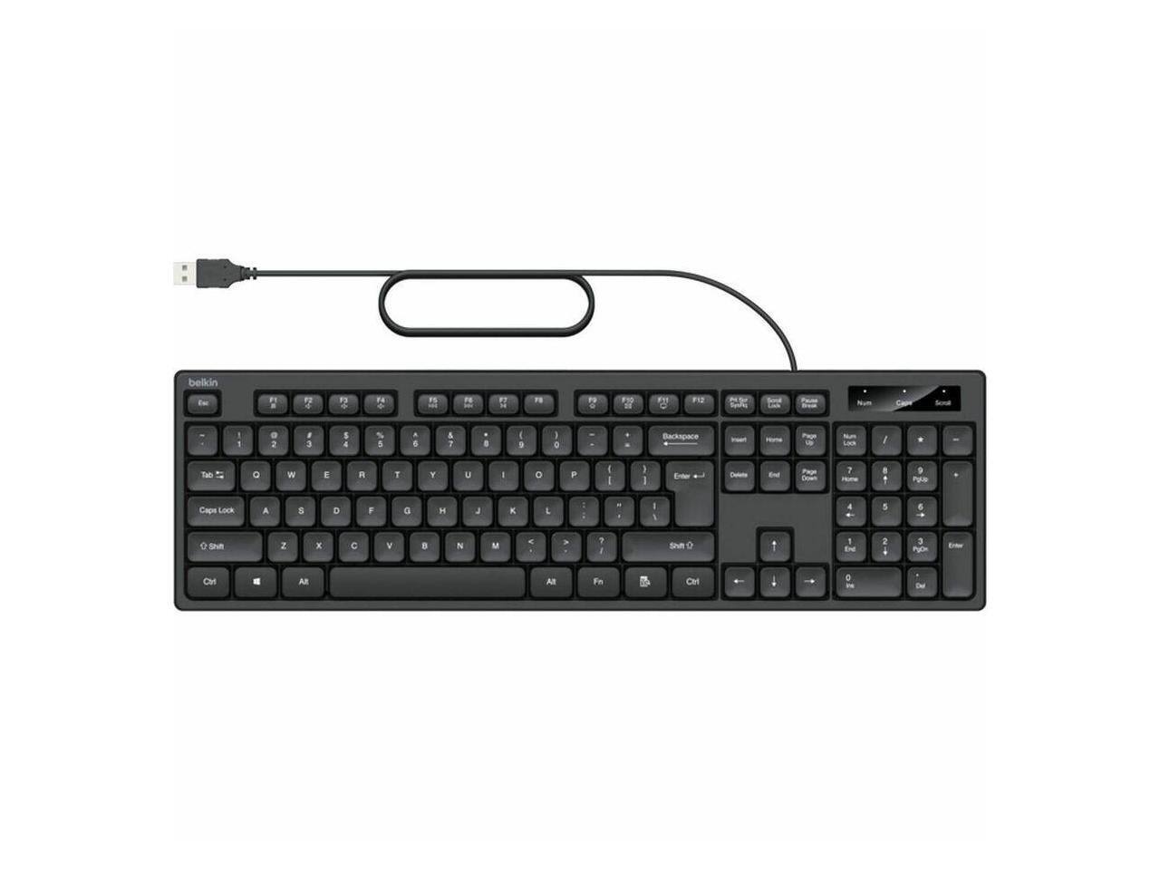 Belkin En F . P3 - F3 F4 FS PE F1 TO F F10 a 1 F13 Sut I - . 2 a 3 5 4 S 5 6 & 7 8 I 9 I a Backspace - H PAe - LAS / Tab O W E T Y u I o P 3 I 2 I Enter Doltorio End Page Con 1 8 1 9 PUS Cape Lock A S D F G H J L : : - 1 4 5 6 o She Z x C V N M < - 1 I Sh t 1 End 2 . 3 PCH - Ot . Al All Fn Cel - Der