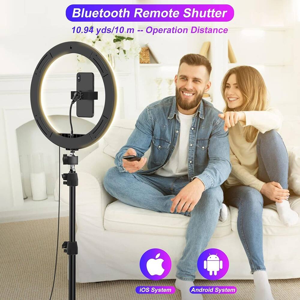 Bluetooth Remote Shutter  
10.94 yds/10 m -- Operation Distance  

iOS System  
Android System
