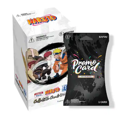 NARUTO + KAYOU 8
WARNING: CHOKING HAZARD - Small parts. Not for children under 3 years.
NOT FOR RESALE
NARUTO Smriti Collectible Cards Series
1 CARD